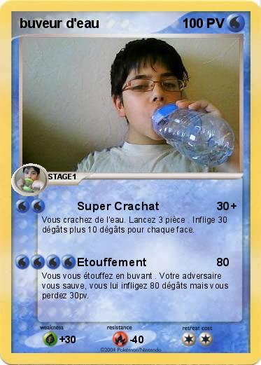 Pokemon buveur d'eau