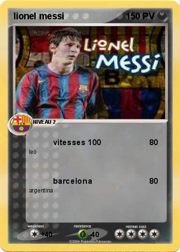 Pokemon lionel messi