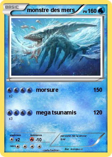 Pokemon monstre des mers