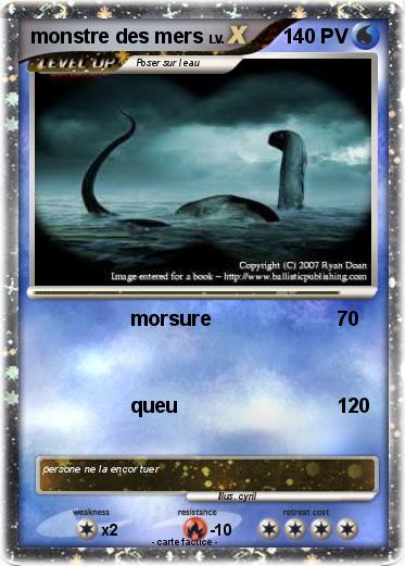 Pokemon monstre des mers