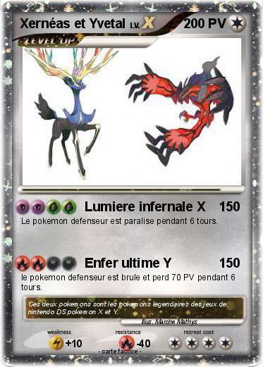 Pokemon Xernéas et Yvetal