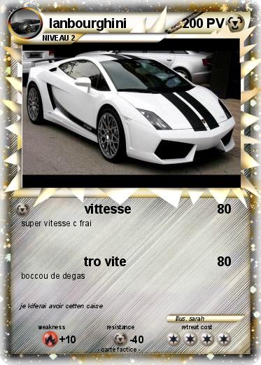 Pokemon lanbourghini