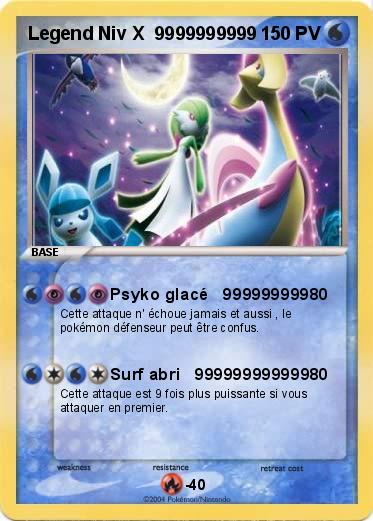 Pokemon Legend Niv X  9999999999