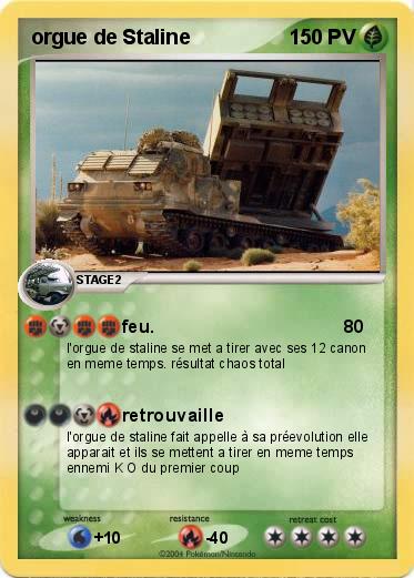 Pokemon orgue de Staline