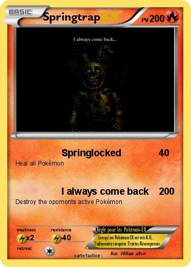 Pokemon Springtrap