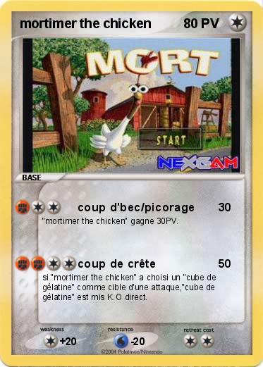 Pokemon mortimer the chicken