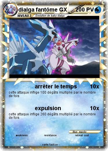 Pokemon dialga fantôme GX