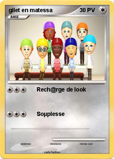 Pokemon gilet en matessa