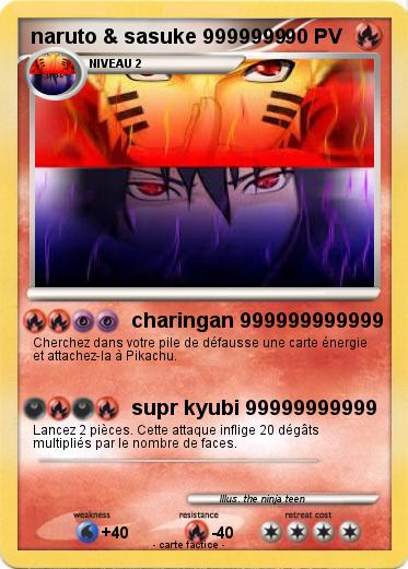 Pokemon naruto & sasuke 9999999