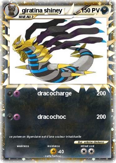 Pokemon giratina shiney