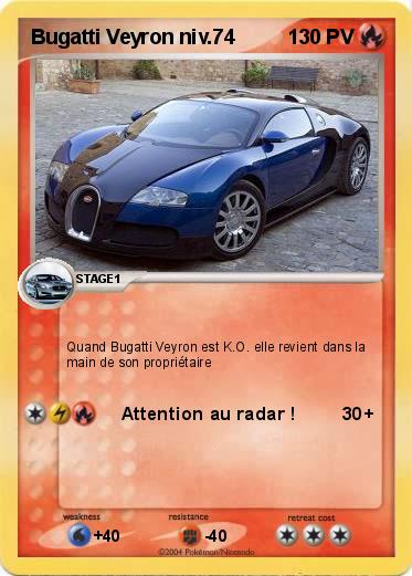 Pokemon Bugatti Veyron niv.74