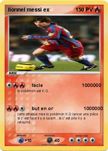 Pokemon lionnel messi ex                                                    