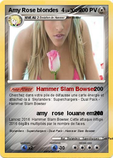 Pokemon Amy Rose blondes  4