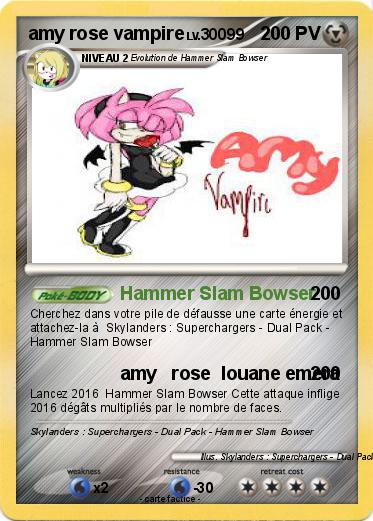 Pokemon amy rose vampire