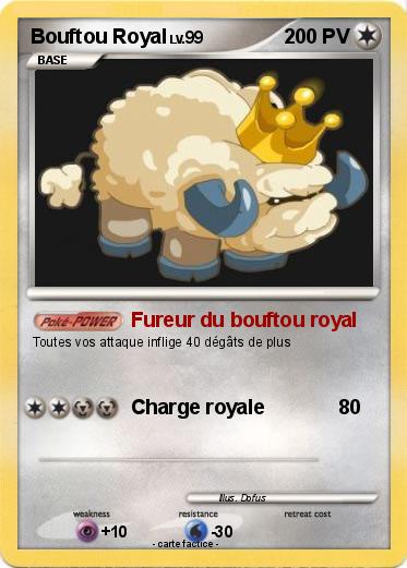 Pokemon Bouftou Royal