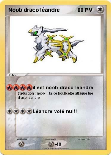 Pokemon Noob draco léandre