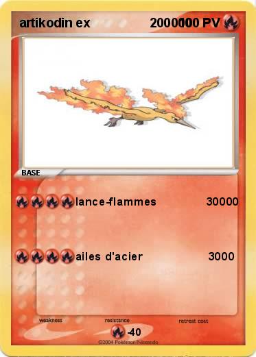 Pokemon artikodin ex                 200000 