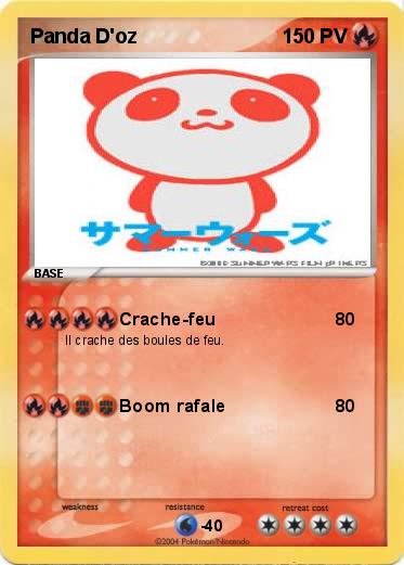 Pokemon Panda D'oz