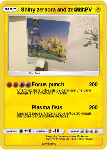 Pokemon Shiny zeraora and zeraora