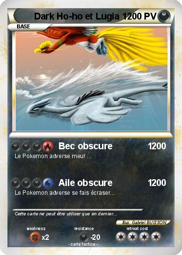 Pokemon Dark Ho-ho et Lugia 1