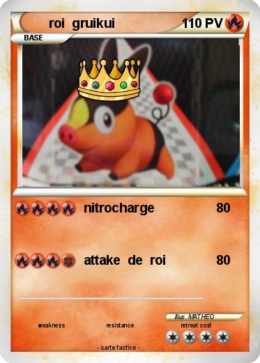 Pokemon roi  gruikui