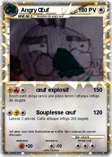 Pokemon Angry Œuf