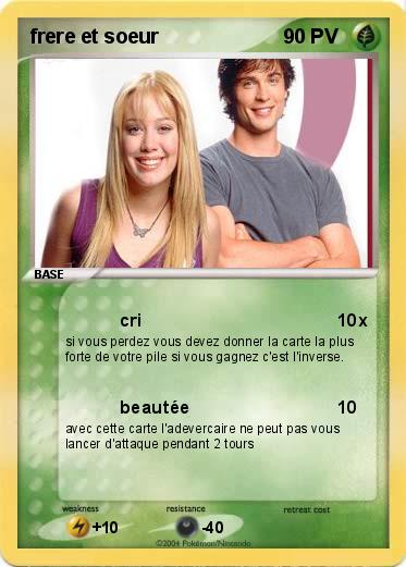 Pokemon frere et soeur
