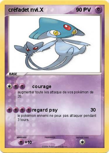 Pokemon créfadet nvi.X