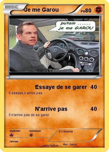 Pokemon Je me Garou
