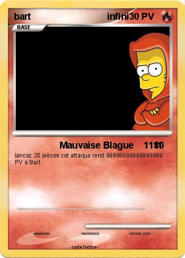 Pokemon bart                              infini