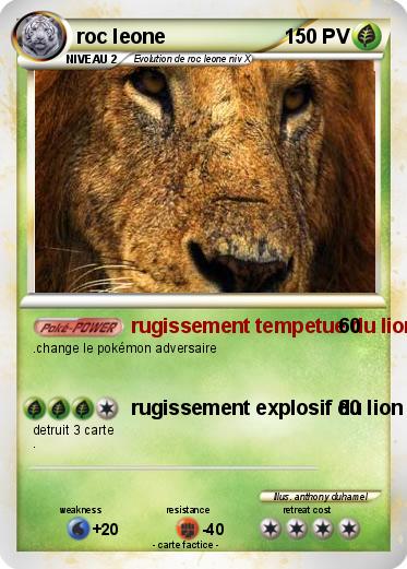 Pokemon roc leone