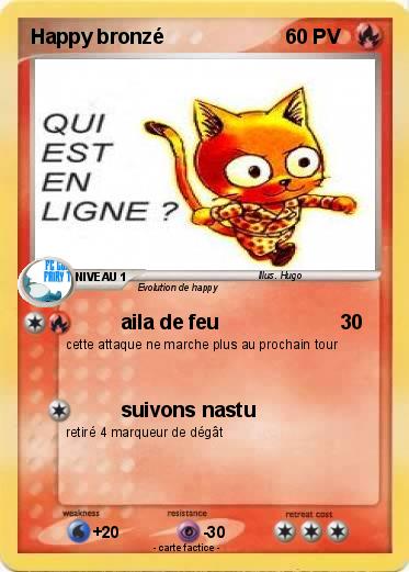 Pokemon Happy bronzé