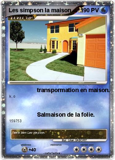 Pokemon Les simpson la maison