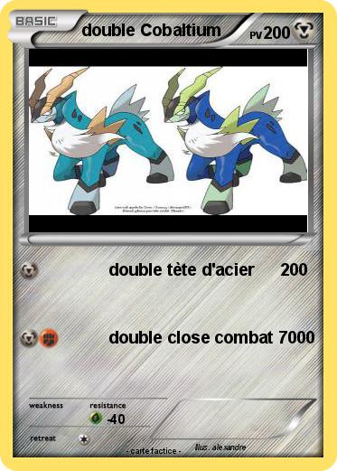 Pokemon double Cobaltium