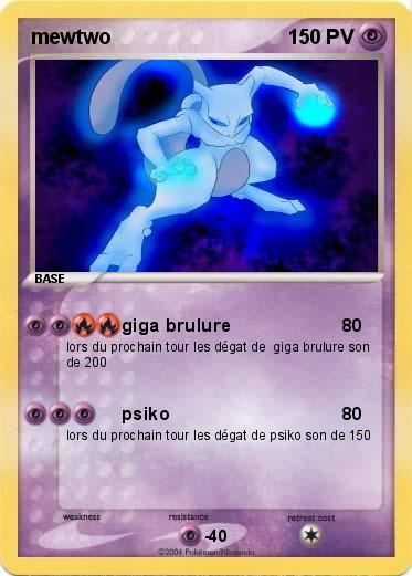 Pokemon mewtwo