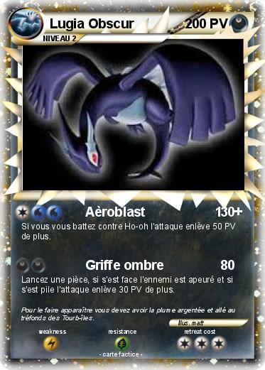 Pokemon Lugia Obscur