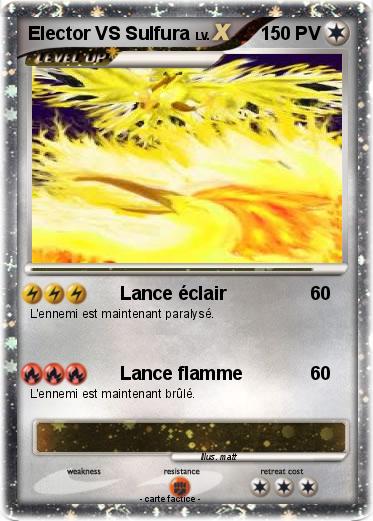 Pokemon Elector VS Sulfura