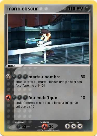 Pokemon mario obscur