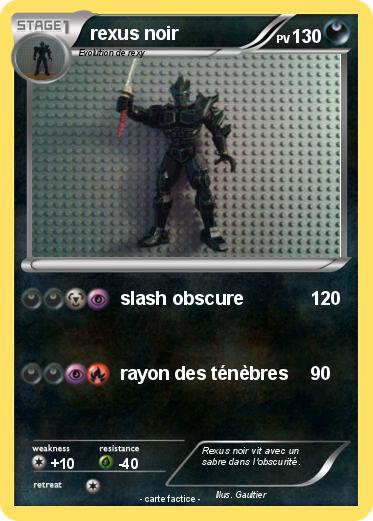 Pokemon rexus noir