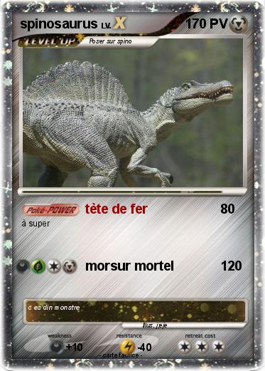 Pokemon spinosaurus