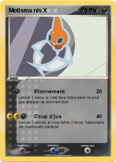 Pokemon Motisma niv.X