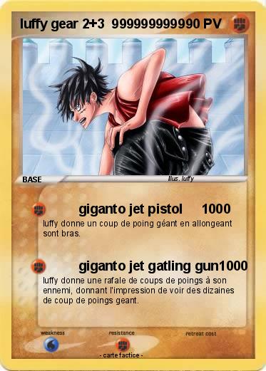 Pokemon luffy gear 2+3  9999999999