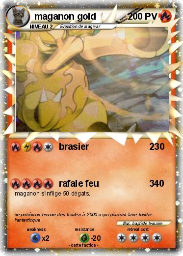 Pokemon maganon gold