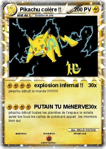 Pokemon Pikachu colère !!