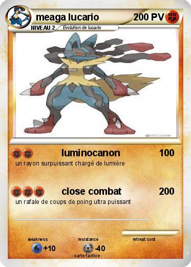 Pokemon meaga lucario