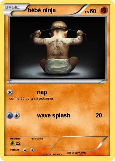 Pokemon bébé ninja