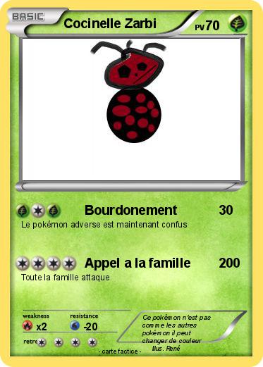 Pokemon Cocinelle Zarbi