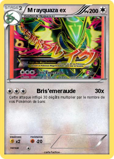 Pokemon M rayquaza ex