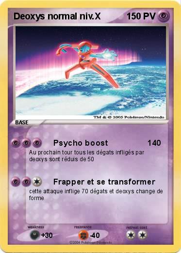 Pokemon Deoxys normal niv.X