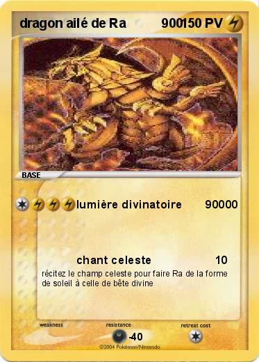 Pokemon dragon ailé de Ra          900 